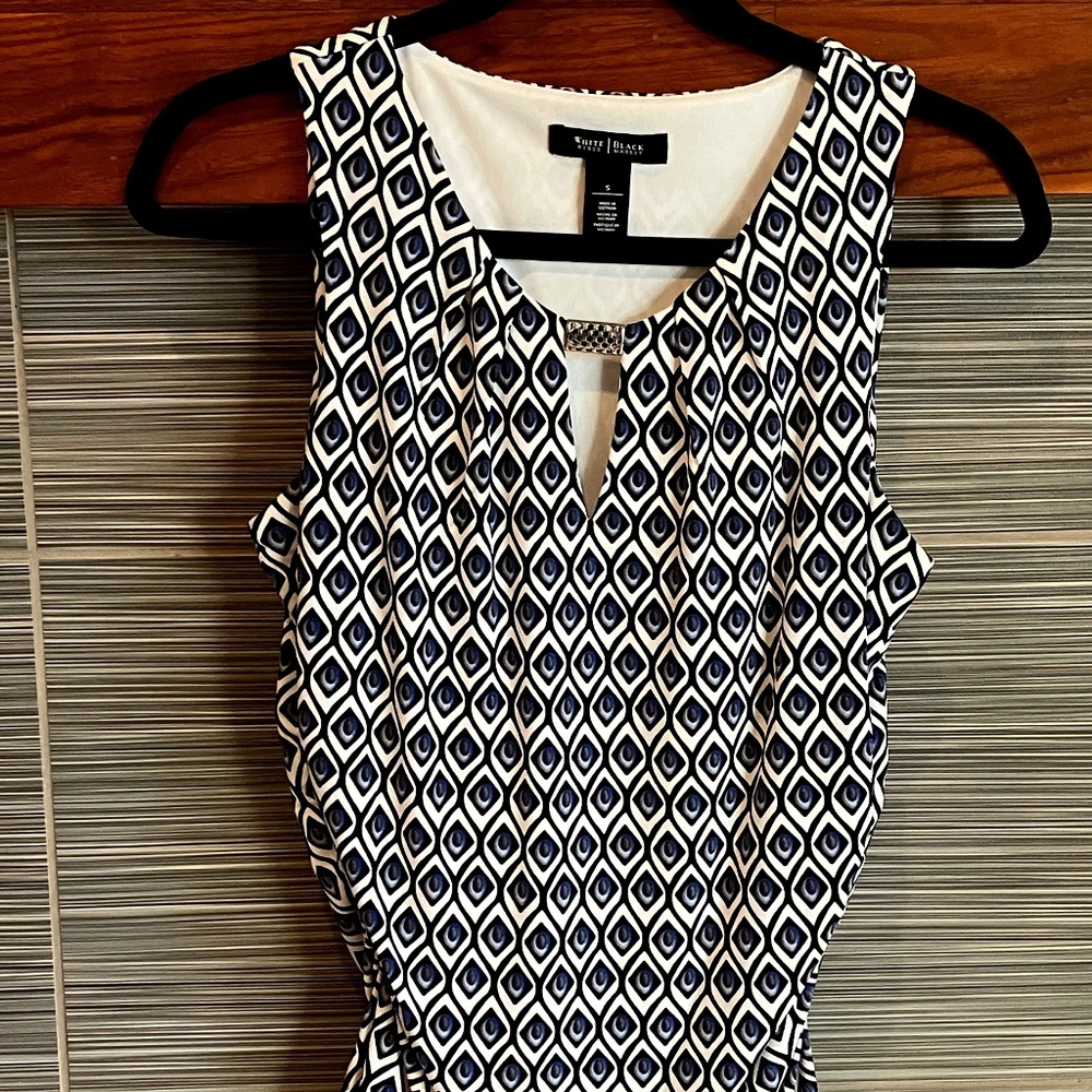 Size S WHBM top blue and white